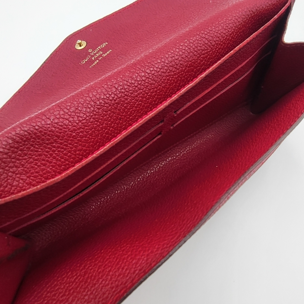 LOUIS VUITTON Leather Empreinte Curieuse Wallet Aurore and Pouch. Authentic.. - Picture 6 of 16